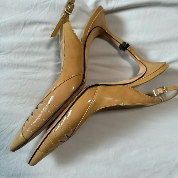 ❤️SOLD❤️ Jimmy Choo Patent Slingback Heels - Picture 3 of 9